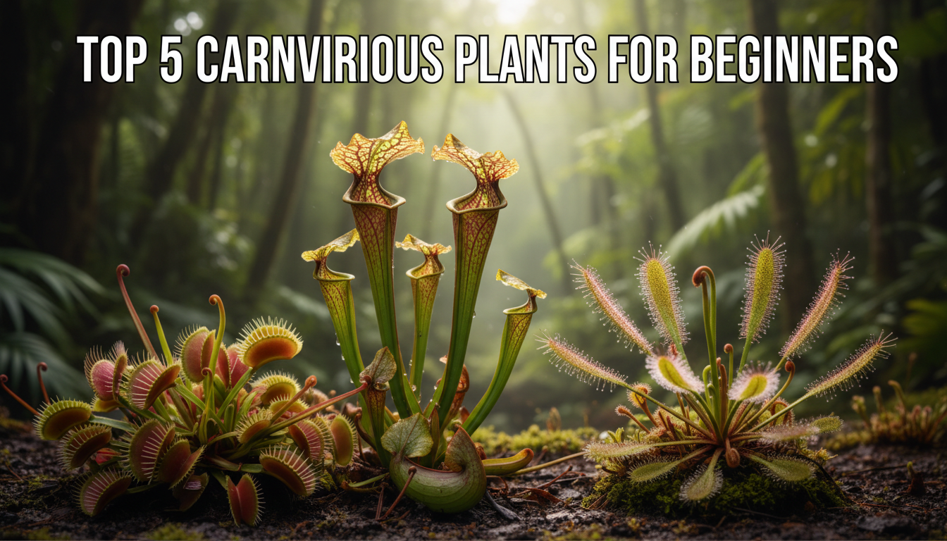 Top 5 Carnivorous Plants for Beginners: A Guide to Growing Your Own Li