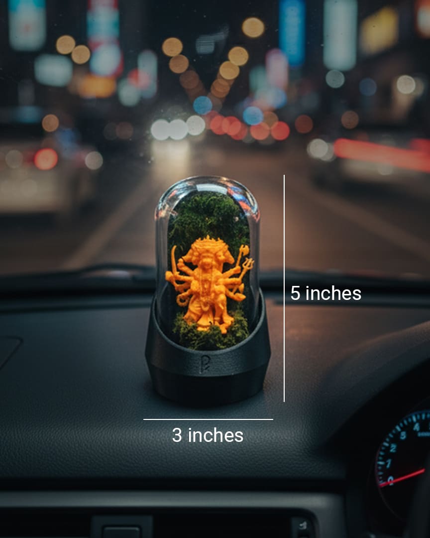 Panchmukhi Hanuman's Car Dome with Aromatherapy - Limited Editon