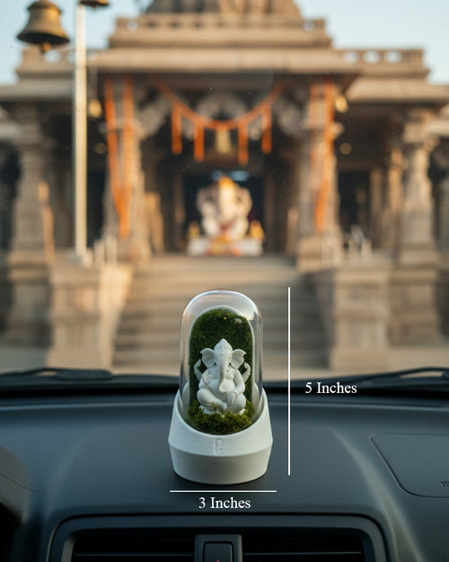Divine Ganesha's Car Dome - Premium Aroma Edition