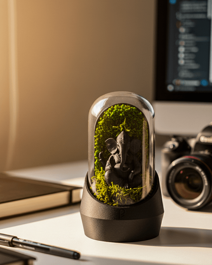 Ganesha's Dome Terrarium Black - Perfect Plants