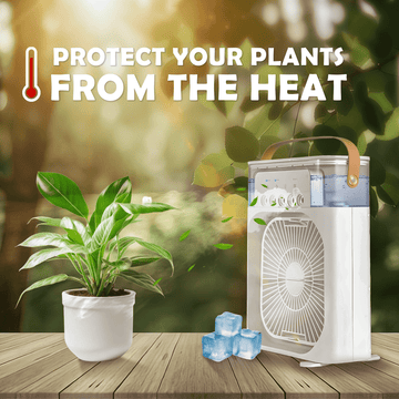 Plants Humidifier Fan - Protects from Heat and Helps plants thrive. - Perfect Plants